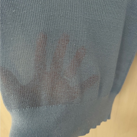 Veronica Beard Saville Sheer V-Neck Pullover XS - Picture 6 of 6